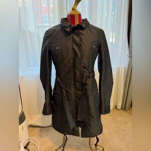 MaxMara Elegant Black Trench Coat size S